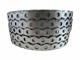 Перфолента оцинкованная волна 17х0,5 мм