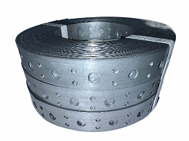 Перфорированная лента оцинкованная 25х0,7 мм